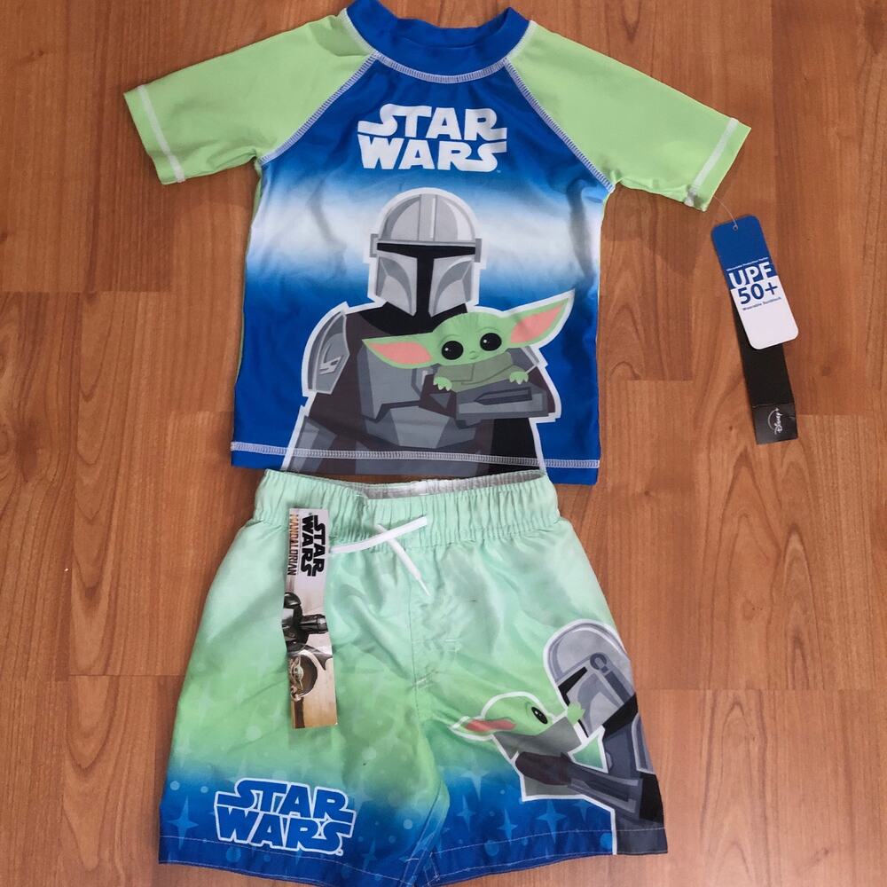 Star Wars Mandalorian 2 piece swim set